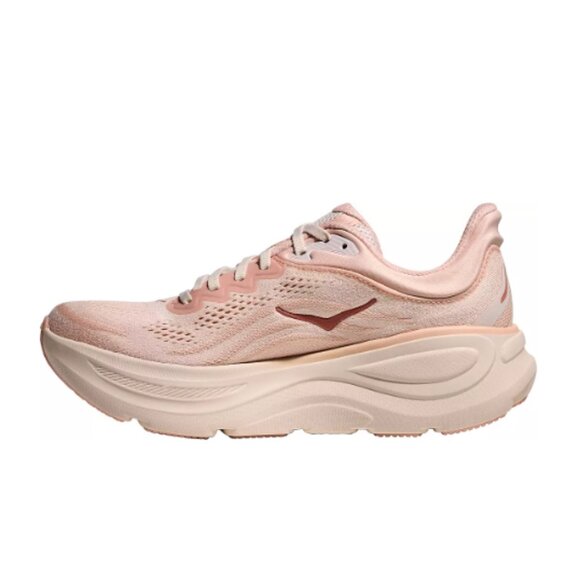 (NEW Arrival) Women's Bondi 9 "Light Pink/Cream" Hoka Shoes - Picture 4 of 7
